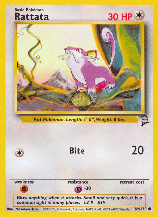 Rattata (89/130) [Base Set 2] | Mega City Incorporated