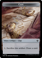 Clue // Food Double-Sided Token [Murders at Karlov Manor Commander Tokens] | Mega City Incorporated