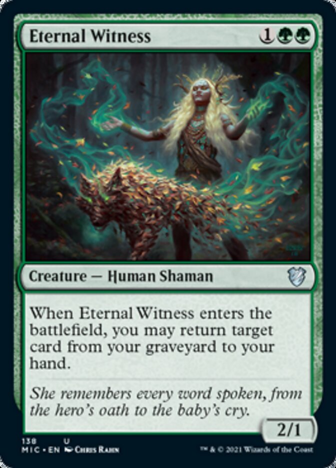 Eternal Witness [Innistrad: Midnight Hunt Commander] | Mega City Incorporated