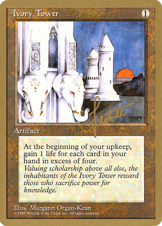 Ivory Tower (Bertrand Lestree) [Pro Tour Collector Set] | Mega City Incorporated
