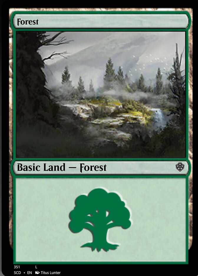 Forest (351) [Starter Commander Decks] | Mega City Incorporated