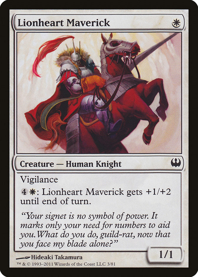 Lionheart Maverick [Duel Decks: Knights vs. Dragons] | Mega City Incorporated