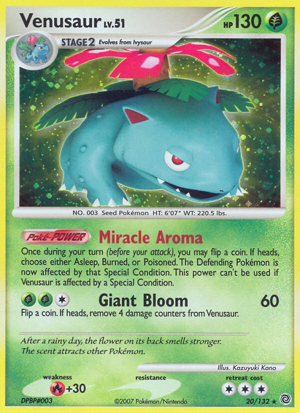 Venusaur (20/132) [Diamond & Pearl: Secret Wonders] | Mega City Incorporated