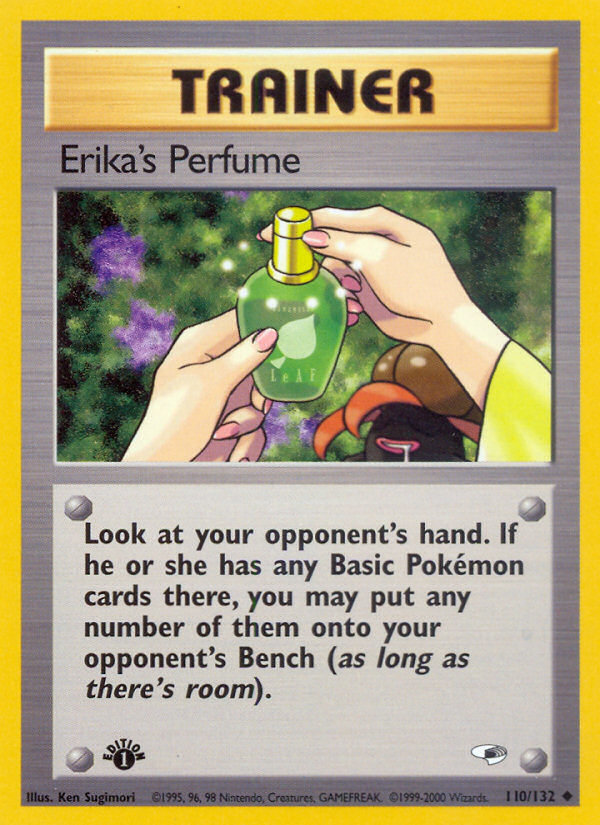 Erika's Perfume (110/132) [Gym Heroes 1st Edition] | Mega City Incorporated