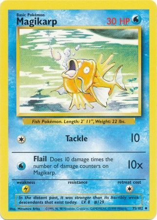 Magikarp (35/102) [Base Set Unlimited] | Mega City Incorporated