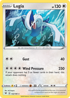 Lugia (132/185) [Sword & Shield: Vivid Voltage] | Mega City Incorporated