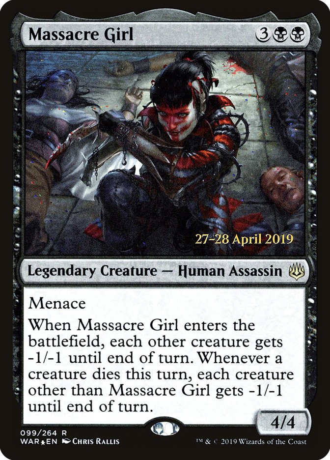 Massacre Girl  [War of the Spark Prerelease Promos] | Mega City Incorporated