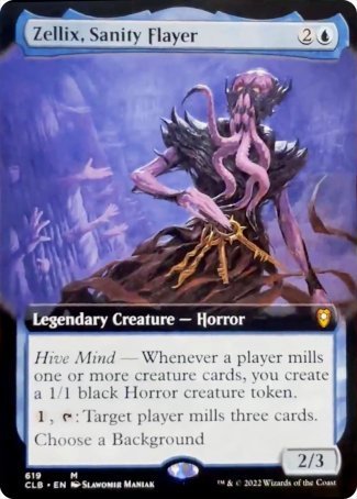 Zellix, Sanity Flayer (Extended Art) [Commander Legends: Battle for Baldur's Gate] | Mega City Incorporated