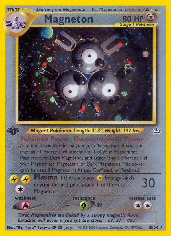 Magneton (10/64) [Neo Revelation 1st Edition] | Mega City Incorporated