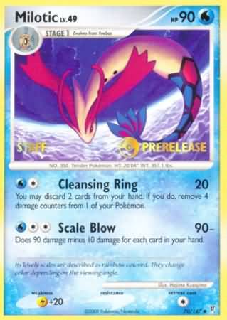 Milotic (70/147) (Staff Prerelease Promo) [Nintendo: Black Star Promos] | Mega City Incorporated