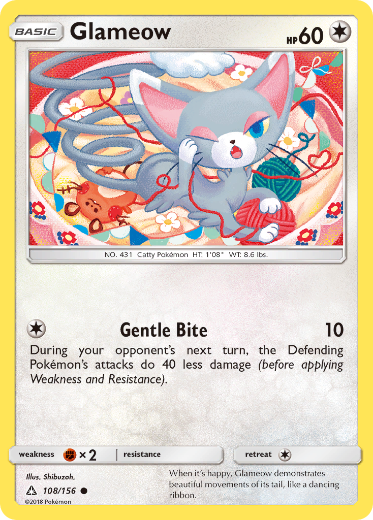 Glameow (108/156) [Sun & Moon: Ultra Prism] | Mega City Incorporated