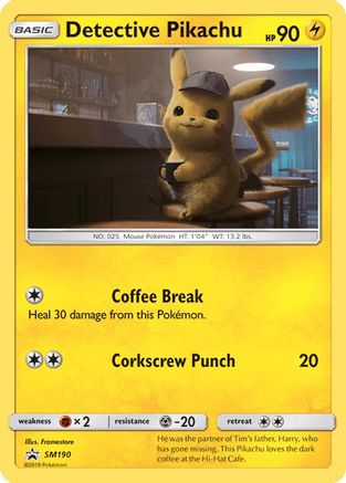 Detective Pikachu (SM190) [Sun & Moon: Black Star Promos] | Mega City Incorporated