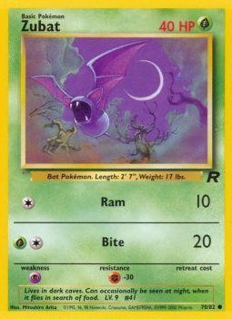 Zubat (70/82) [Team Rocket Unlimited] | Mega City Incorporated