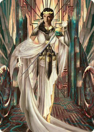 Elspeth Resplendent 2 Art Card [Streets of New Capenna Art Series] | Mega City Incorporated