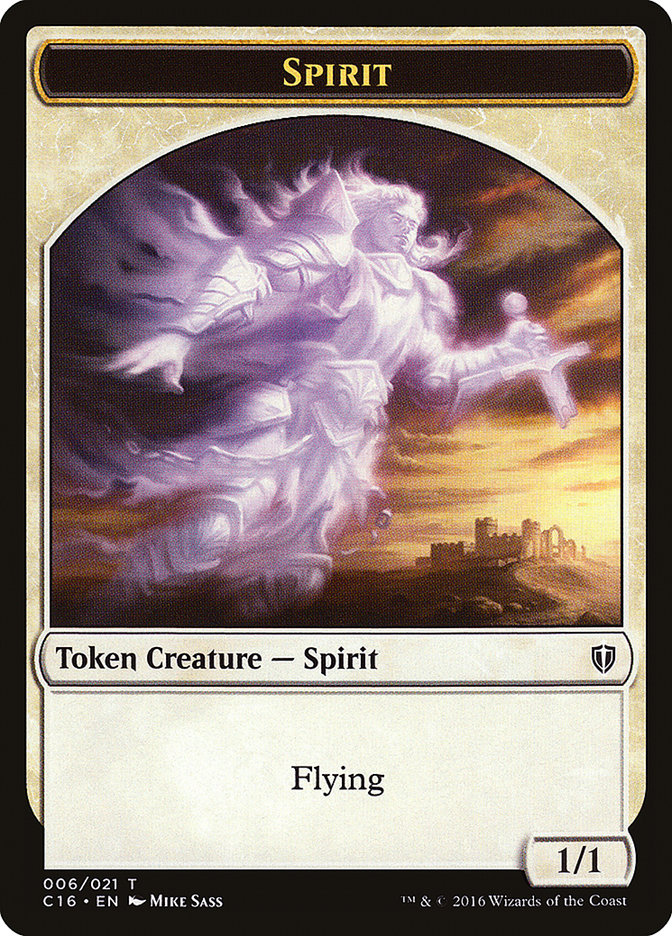 Spirit (006/021) [Commander 2016 Tokens] | Mega City Incorporated