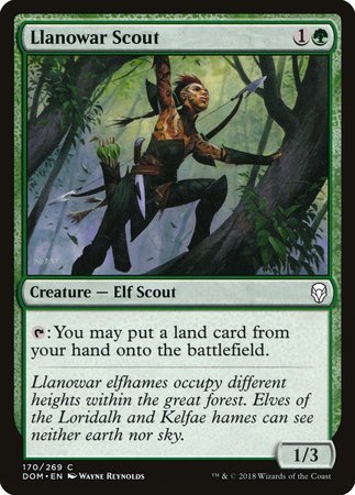 Llanowar Scout [Dominaria] | Mega City Incorporated