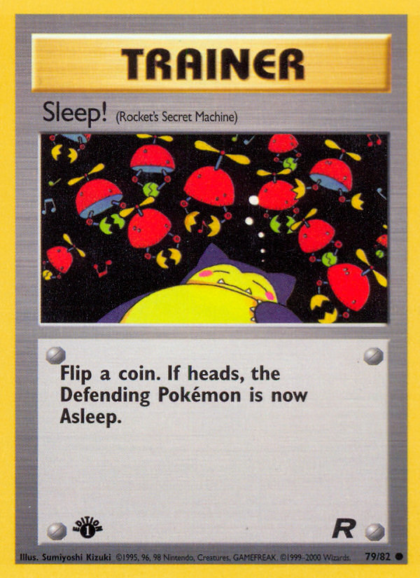 Sleep! (79/82) [Team Rocket 1st Edition] | Mega City Incorporated