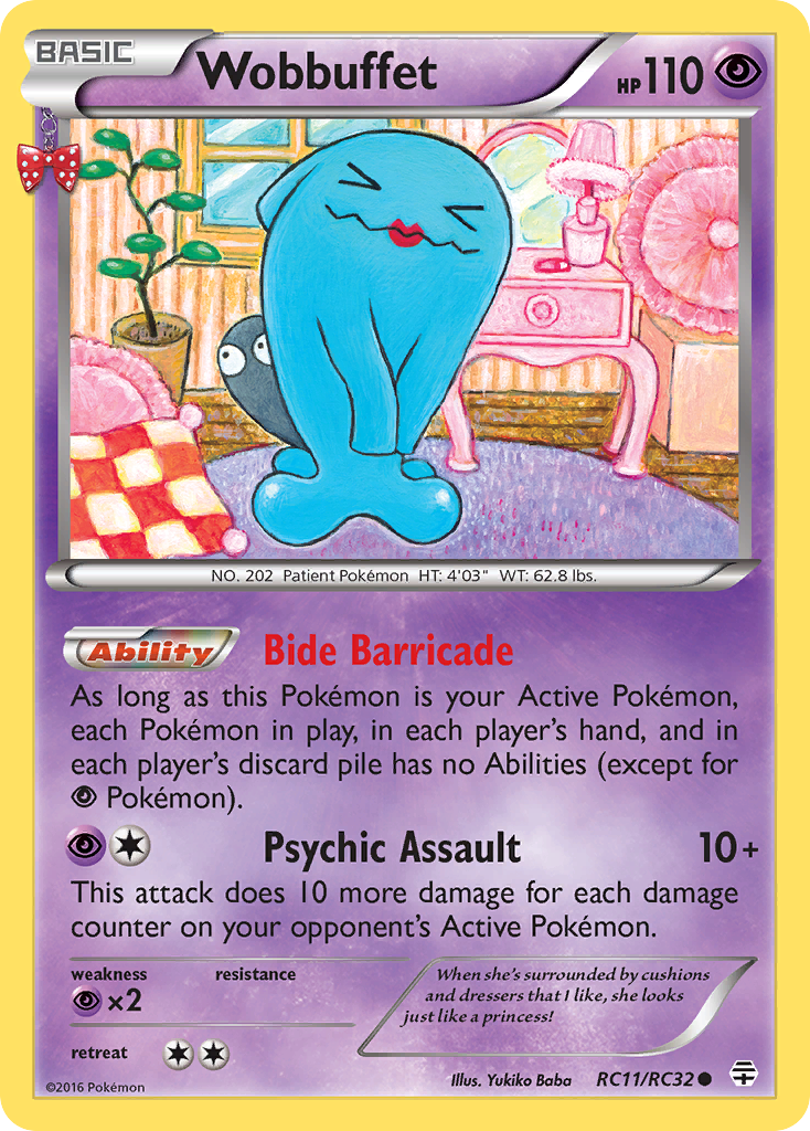 Wobbuffet (RC11/RC32) [XY: Generations] | Mega City Incorporated