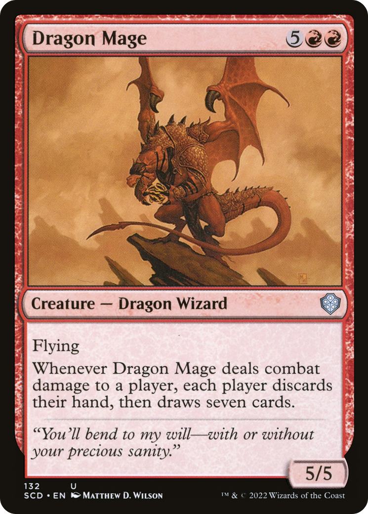 Dragon Mage [Starter Commander Decks] | Mega City Incorporated