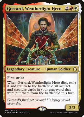 Gerrard, Weatherlight Hero [Commander 2019] | Mega City Incorporated