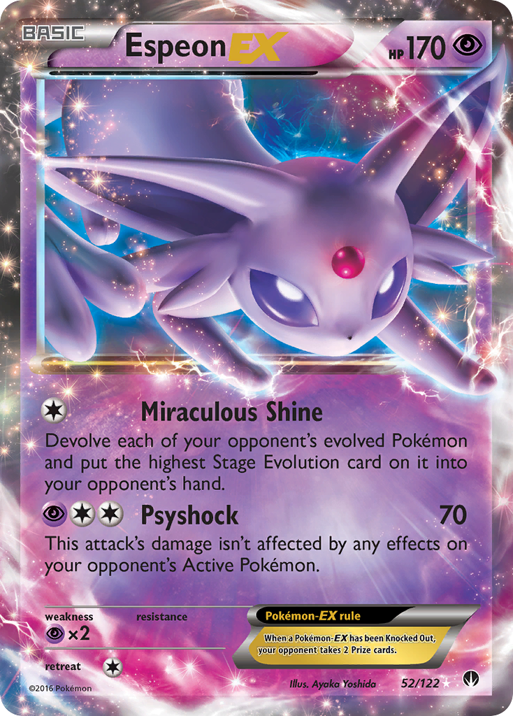 Espeon EX (52/122) [XY: BREAKpoint] | Mega City Incorporated