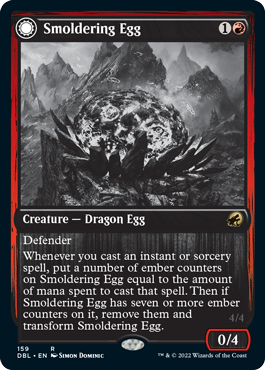 Smoldering Egg // Ashmouth Dragon [Innistrad: Double Feature] | Mega City Incorporated