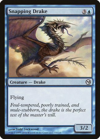 Snapping Drake [Duels of the Planeswalkers] | Mega City Incorporated