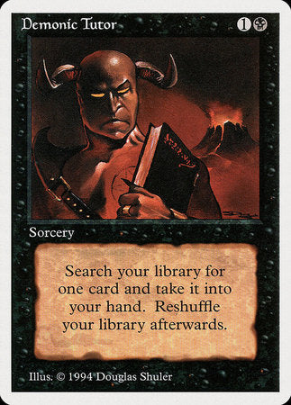 Demonic Tutor [Summer Magic / Edgar] | Mega City Incorporated