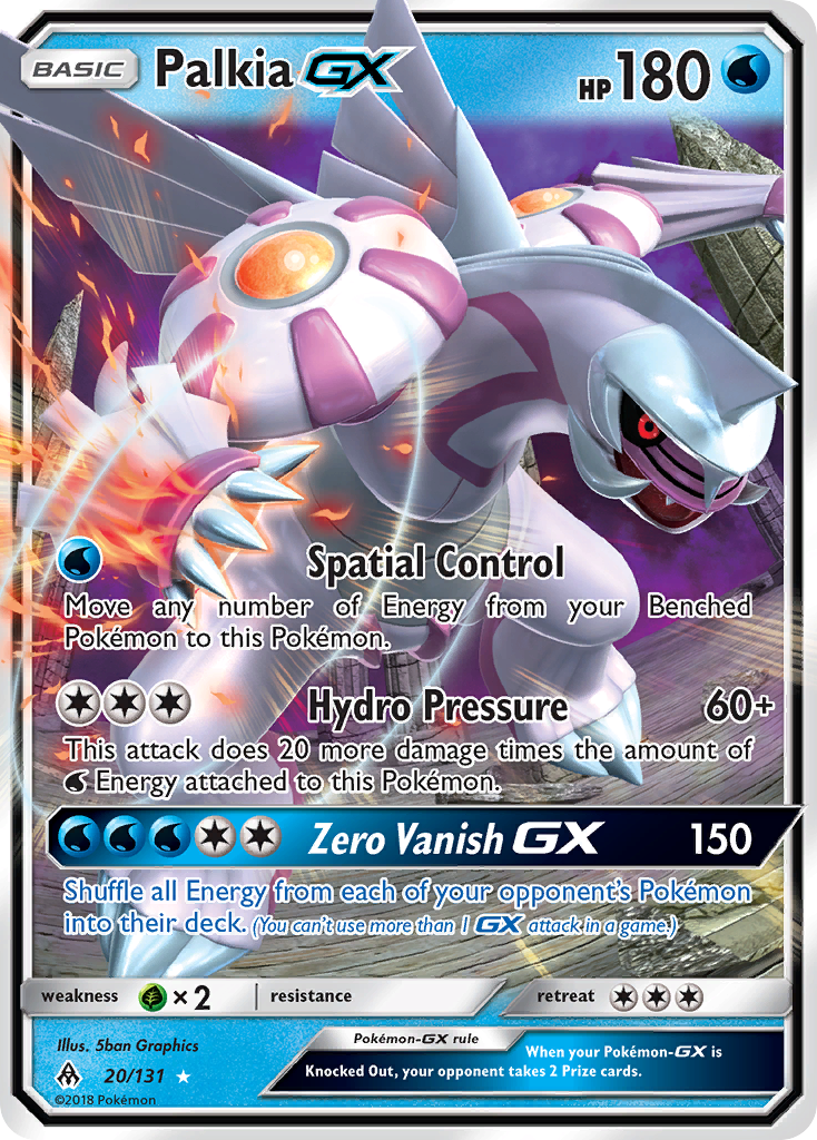 Palkia GX (20/131) [Sun & Moon: Forbidden Light] | Mega City Incorporated