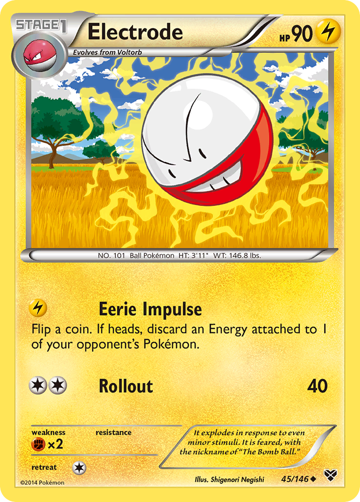 Electrode (45/146) [XY: Base Set] | Mega City Incorporated