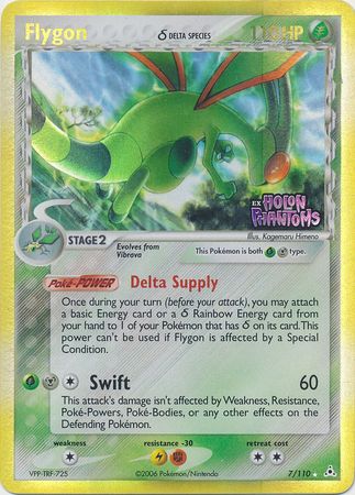 Flygon (7/110) (Delta Species) (Stamped) [EX: Holon Phantoms] | Mega City Incorporated