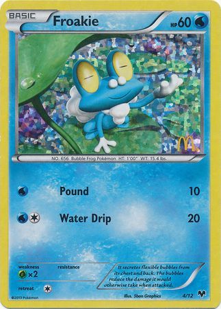 Froakie (4/12) [McDonald's Promos: 2014 Collection] | Mega City Incorporated