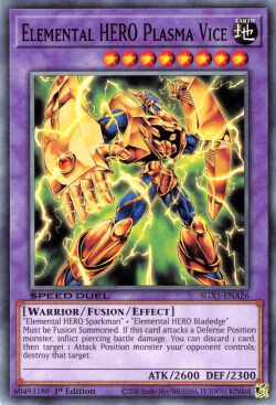 Elemental HERO Plasma Vice [SGX1-ENA26] Common | Mega City Incorporated