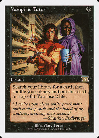 Vampiric Tutor [Classic Sixth Edition] | Mega City Incorporated