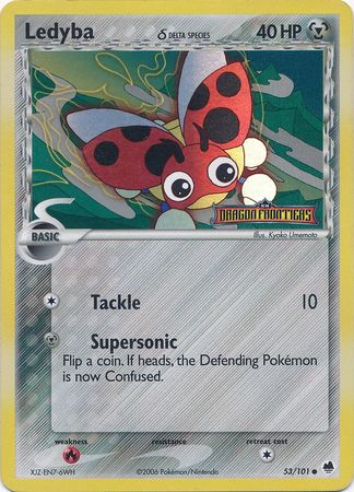 Ledyba (53/101) (Delta Species) (Stamped) [EX: Dragon Frontiers] | Mega City Incorporated