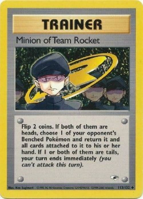 Minion of Team Rocket (113/132) [Gym Heroes Unlimited] | Mega City Incorporated