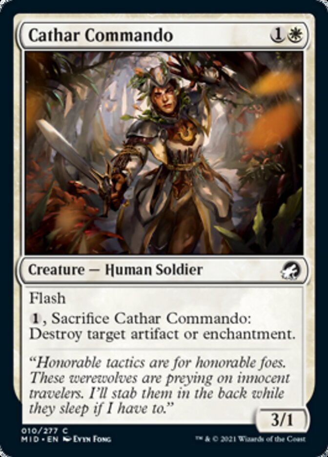 Cathar Commando [Innistrad: Midnight Hunt] | Mega City Incorporated