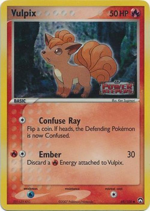 Vulpix (69/108) (Stamped) [EX: Power Keepers] | Mega City Incorporated