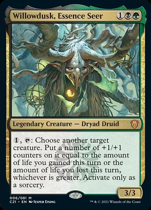 Willowdusk, Essence Seer [Commander 2021] | Mega City Incorporated