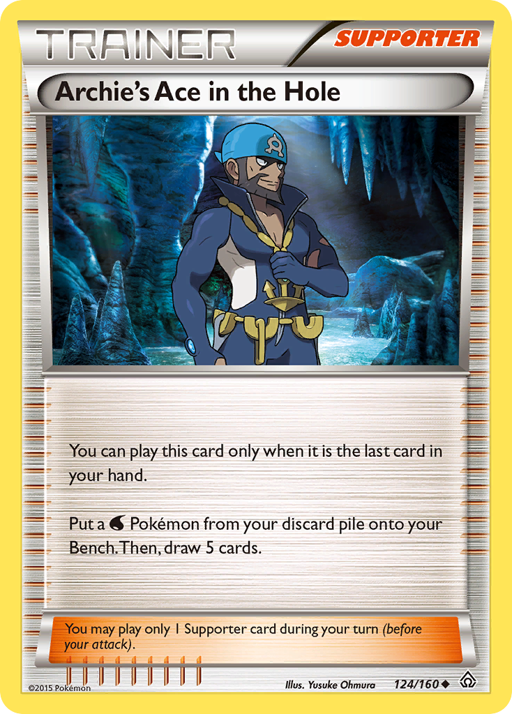 Archie's Ace in the Hole (124/160) [XY: Primal Clash] | Mega City Incorporated