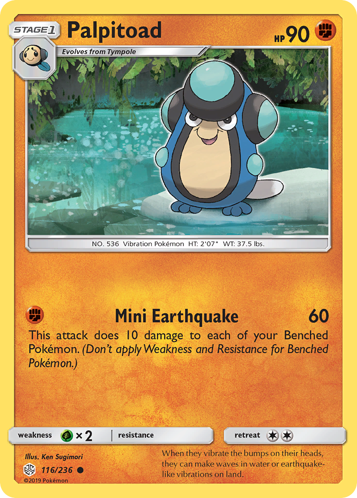 Palpitoad (116/236) [Sun & Moon: Cosmic Eclipse] | Mega City Incorporated