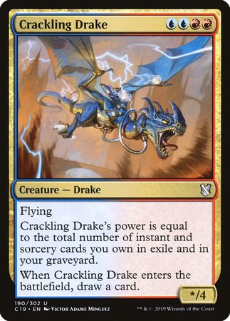 Crackling Drake [Commander 2019] | Mega City Incorporated