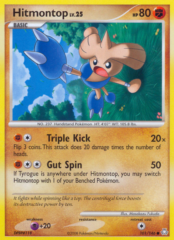 Hitmontop (101/146) [Diamond & Pearl: Legends Awakened] | Mega City Incorporated