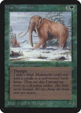 War Mammoth [Limited Edition Alpha] | Mega City Incorporated