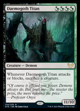 Daemogoth Titan [Strixhaven: School of Mages] | Mega City Incorporated