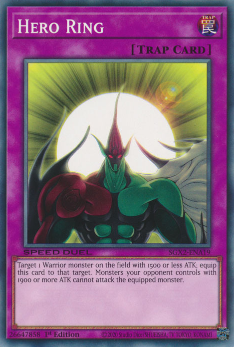 Hero Ring [SGX2-ENA19] Common | Mega City Incorporated