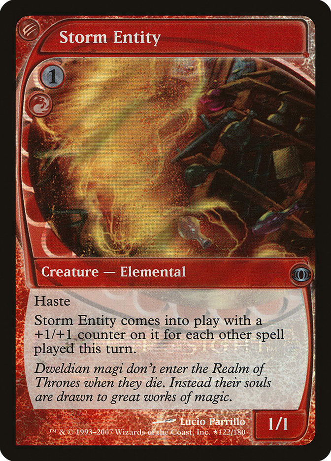 Storm Entity [Future Sight Promos] | Mega City Incorporated