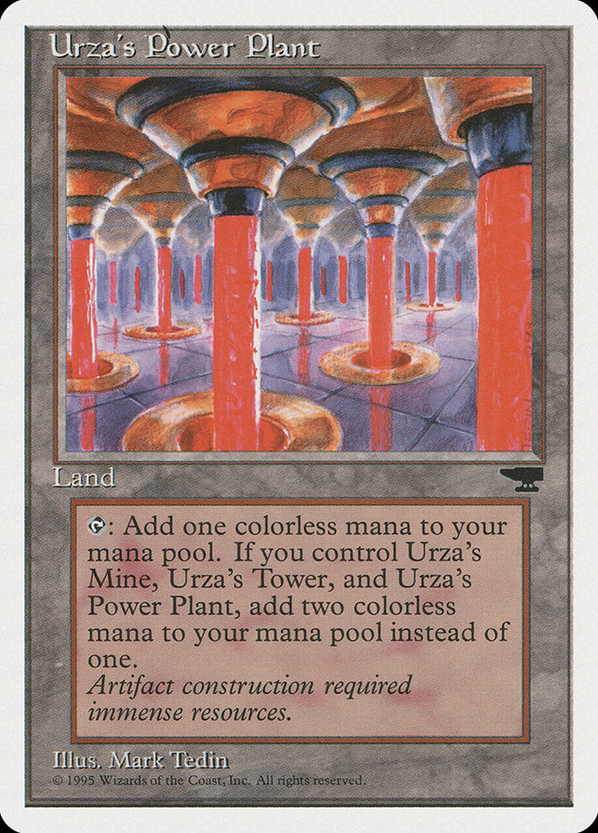 Urza's Power Plant (Red Columns) [Chronicles] | Mega City Incorporated