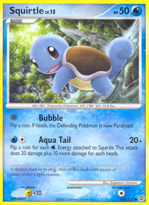 Squirtle (112/132) [Diamond & Pearl: Secret Wonders] | Mega City Incorporated