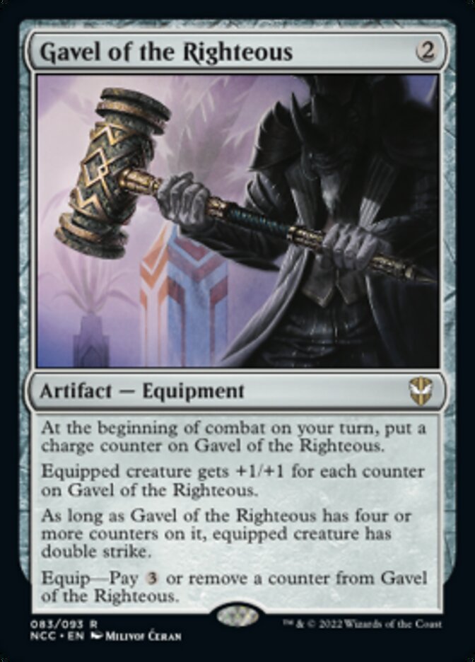 Gavel of the Righteous [Streets of New Capenna Commander] | Mega City Incorporated